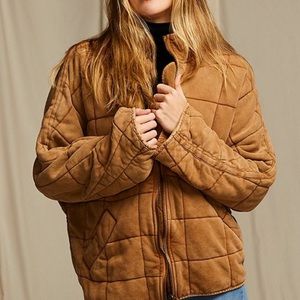 Free people dolman quilted jacket